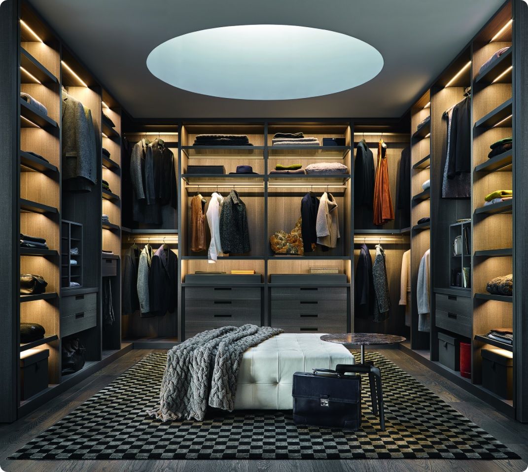 Угловые гардеробные комнаты дизайн проекты фото Тольятти
