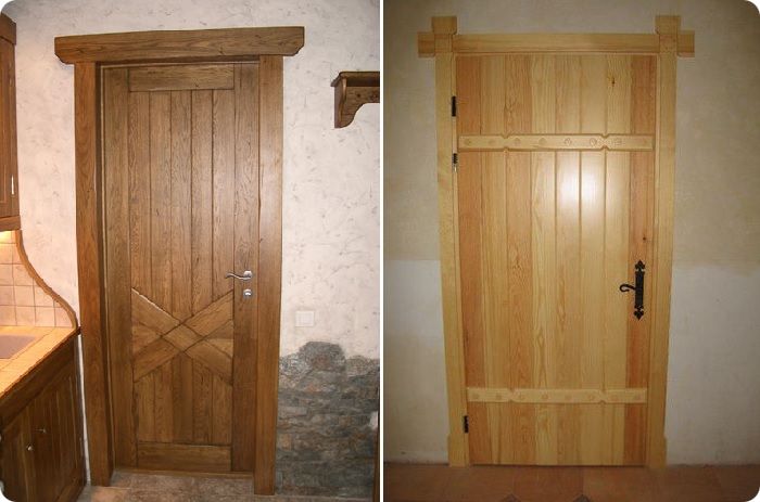 Двери для сарая деревянные - 34 фото
